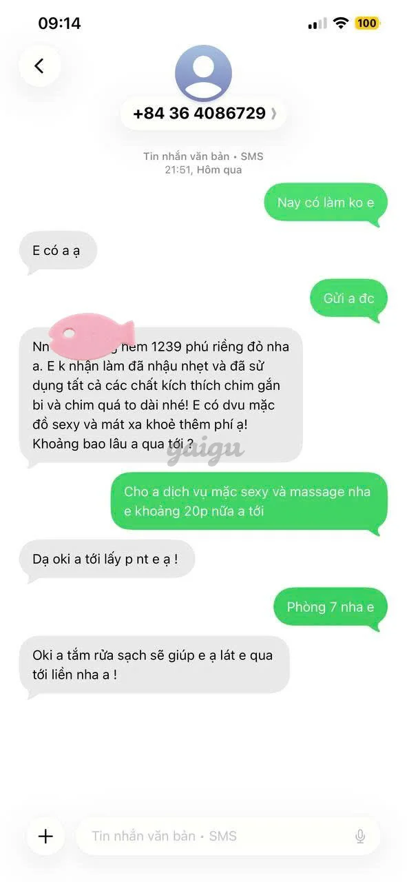 Ảnh đánh giá gái gọi
