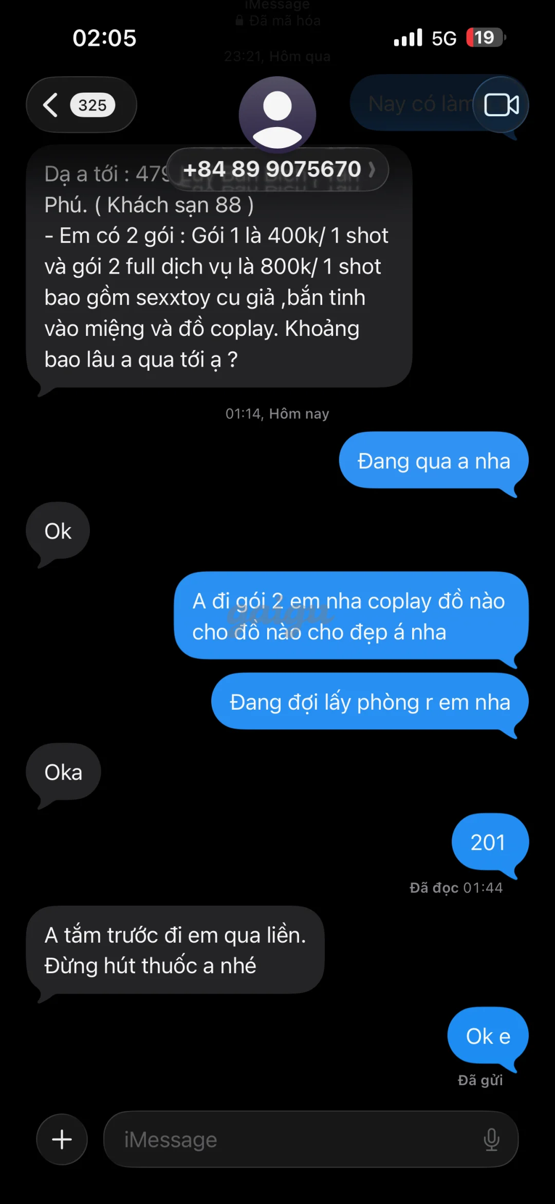 Ảnh đánh giá gái gọi