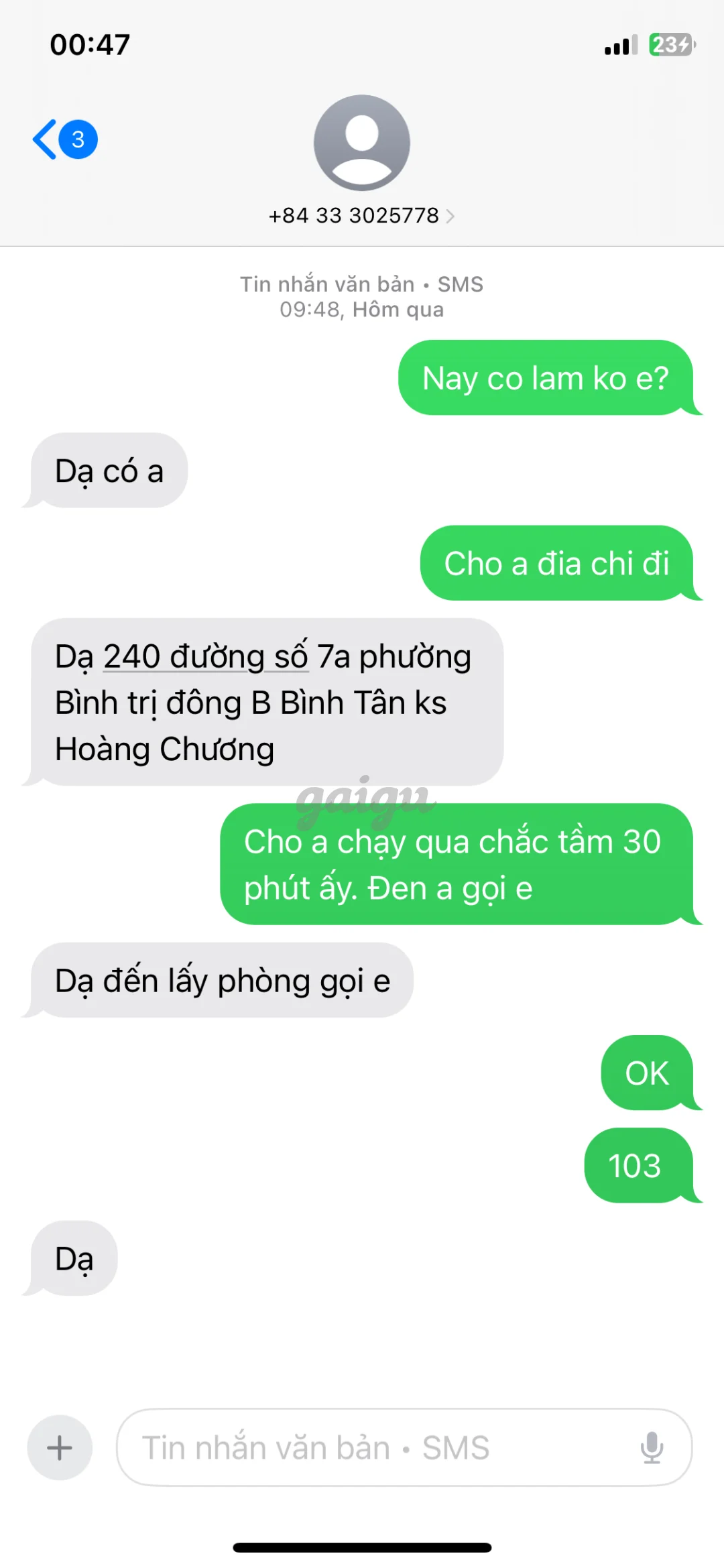 Ảnh đánh giá gái gọi